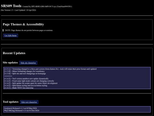 index screenshot