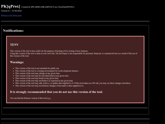 tools/pk/qprox screenshot