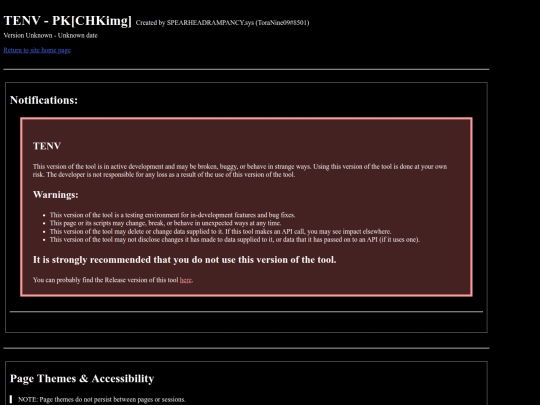 tools/pk/tenv-chkimg screenshot