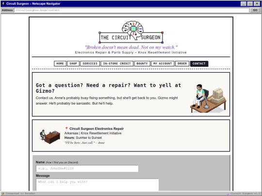 contact screenshot