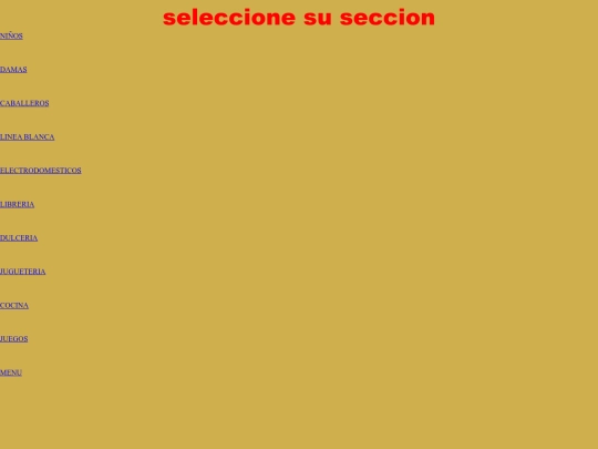 SECCIONES screenshot