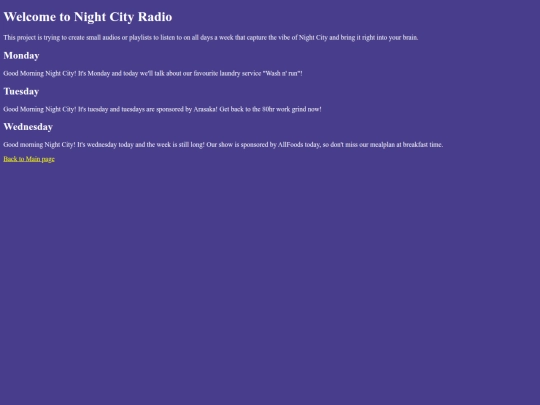 NightcityRadio screenshot
