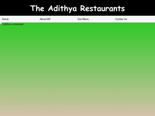 restaurants/hours screenshot