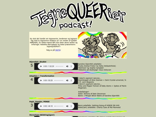pod/tegneQUEERier screenshot