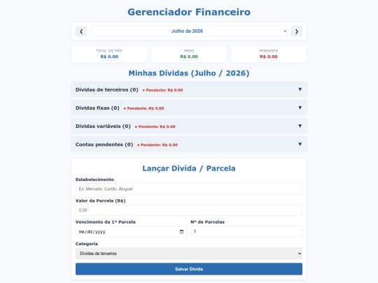Finance screenshot
