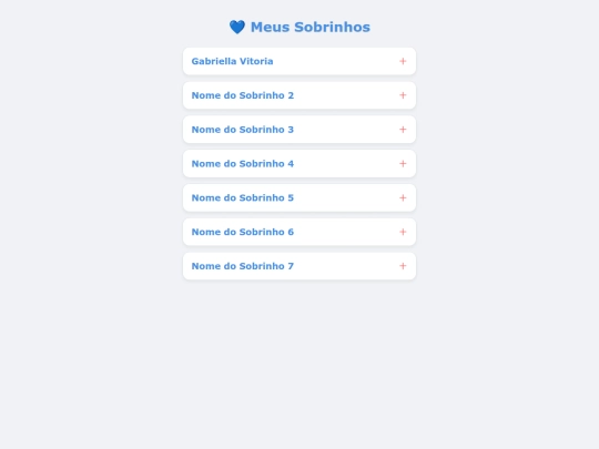 sobrinhos screenshot