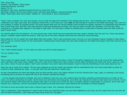 fanfic/silverring screenshot
