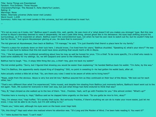 fanfic/somethingsarepreordained screenshot