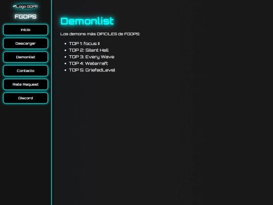 demonlist screenshot