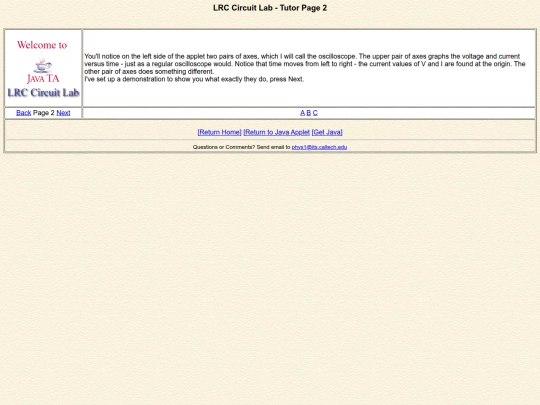 caltech-phys1/java/phys1/lrc/page2 screenshot