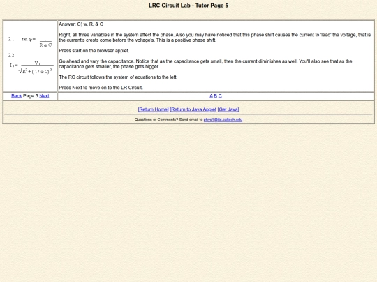 caltech-phys1/java/phys1/lrc/page5 screenshot