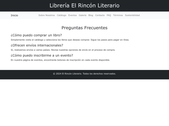 FAQ screenshot