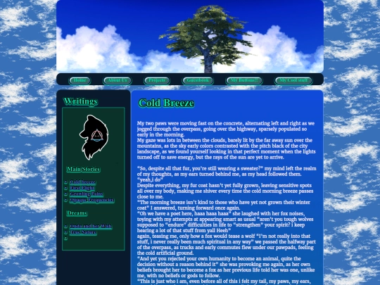 Writings/ColdBreeze screenshot