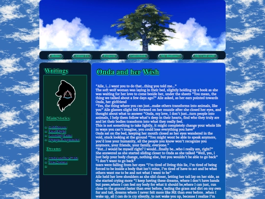 Writings/OndasWish screenshot