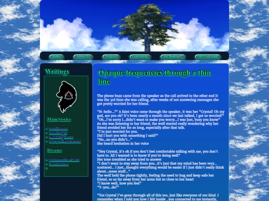 Writings/OpaqueFrequencies screenshot