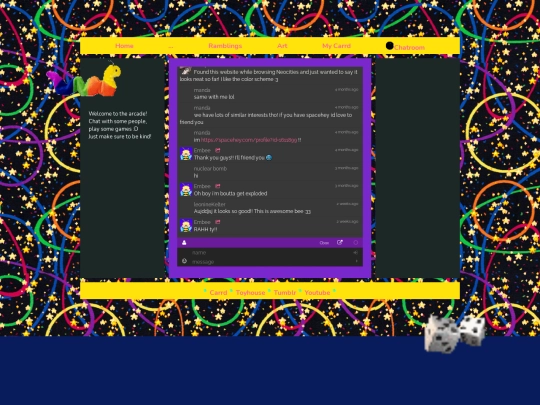 Pages/chatroom screenshot