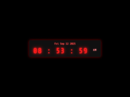 Digital_clock screenshot