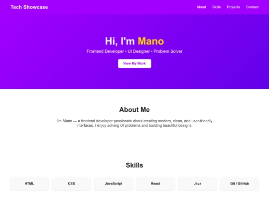 Events/portfolio screenshot