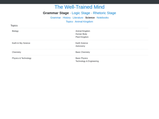 grammar/science screenshot