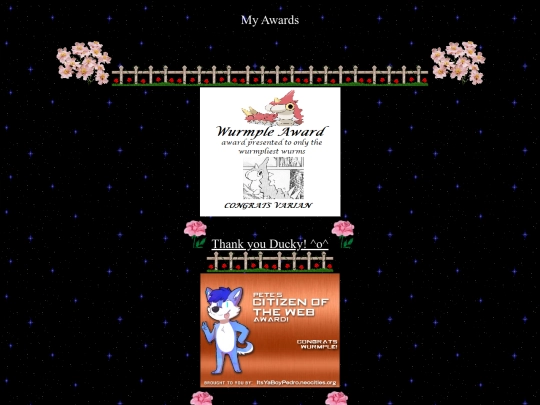Awards screenshot