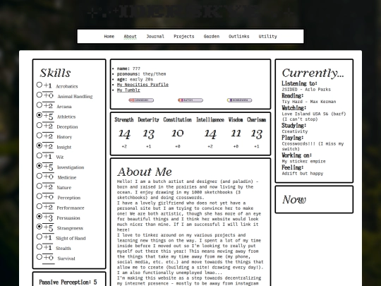 aboutme screenshot