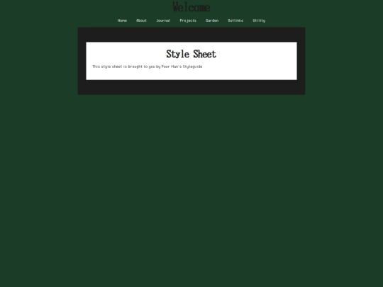 css-sheet screenshot