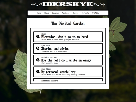 garden screenshot