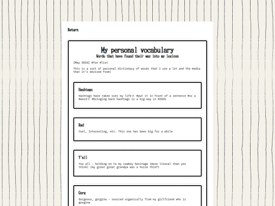 garden/notes/vocab screenshot