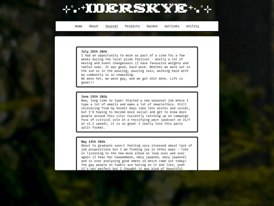 journal screenshot