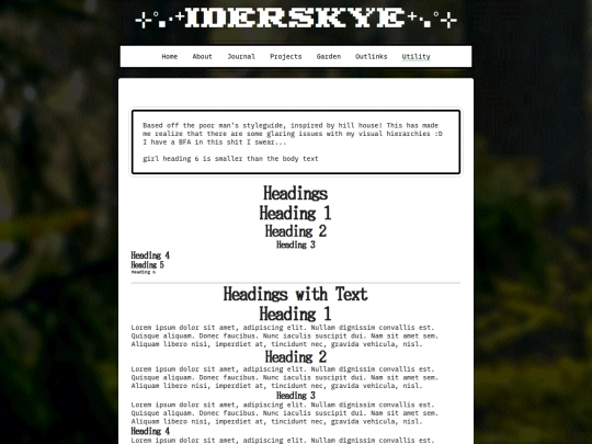utility/styleguide screenshot