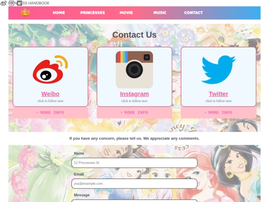 contact screenshot