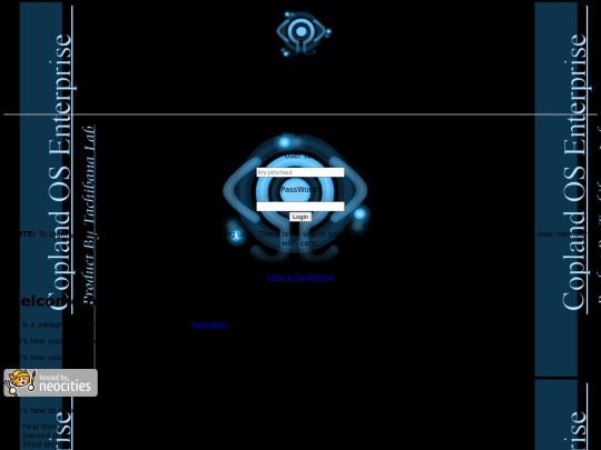 login screenshot