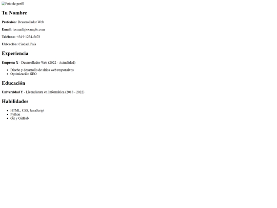 CV/cv screenshot