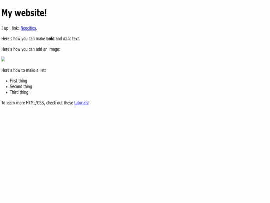 index screenshot