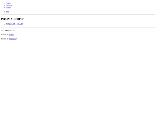 archive screenshot