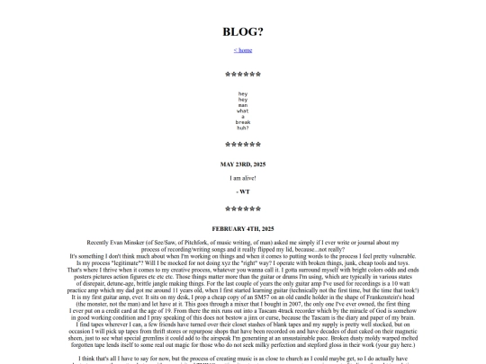 blog screenshot