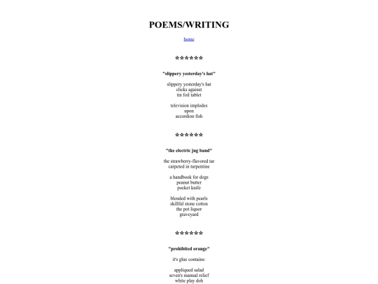 poems screenshot