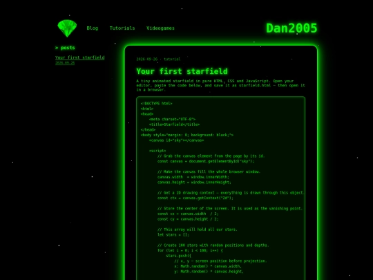 index screenshot