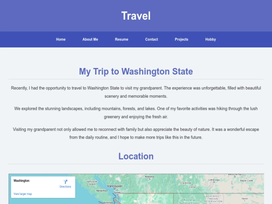 travel screenshot