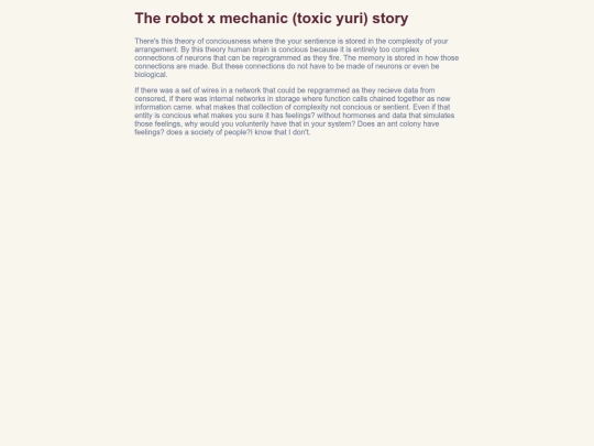 Blogs/The robot x mechanic (toxic yuri) story screenshot
