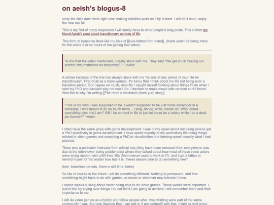 Blogs/on aeish's blogus-8 screenshot
