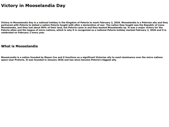 VictoryinMooselandiaDay screenshot
