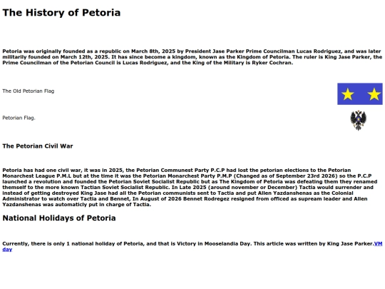 historyofpetoria screenshot
