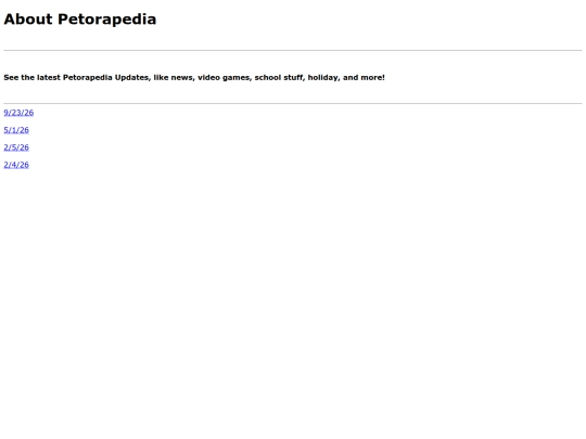 pages/petorapediablog screenshot