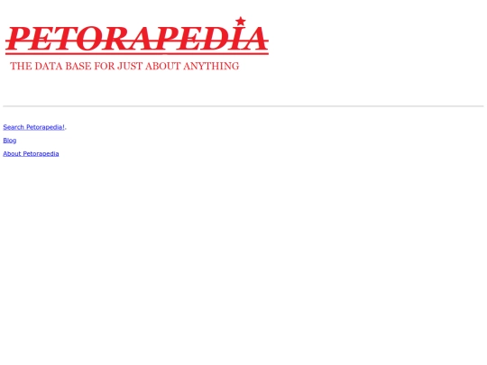 petorapedia screenshot