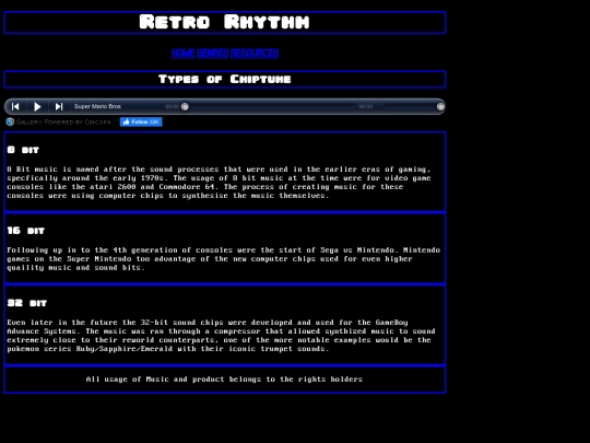 genres screenshot