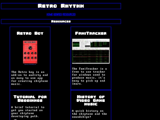 resources screenshot