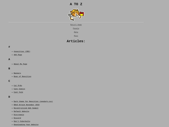 wiki/atoz screenshot