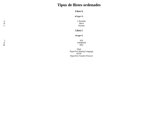 llistes2 screenshot