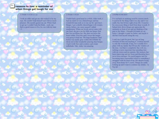 reasons screenshot